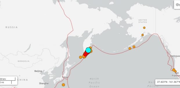 terremoto Rusia Tsunami