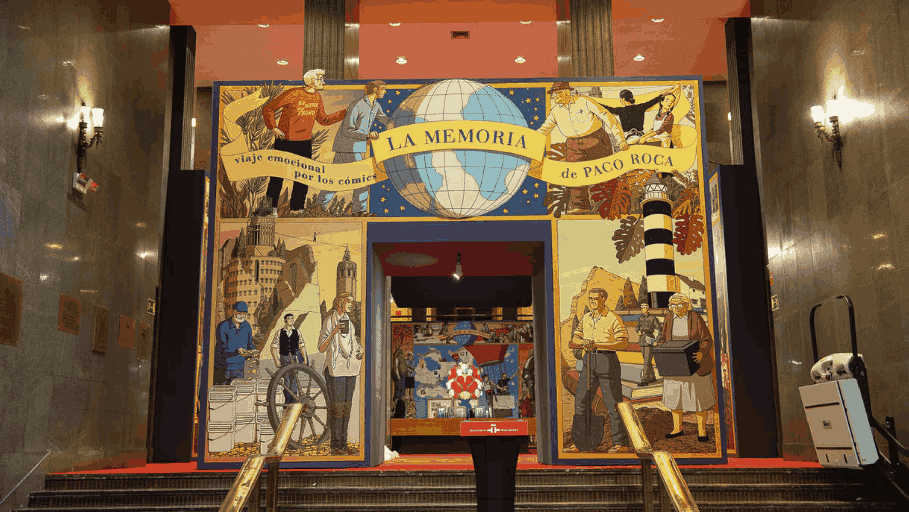 Exposición «La memoria. Viaje emocional por los cómics de Paco Roca», Instituto Cervantes. Nuria Iniesta Sepúlveda