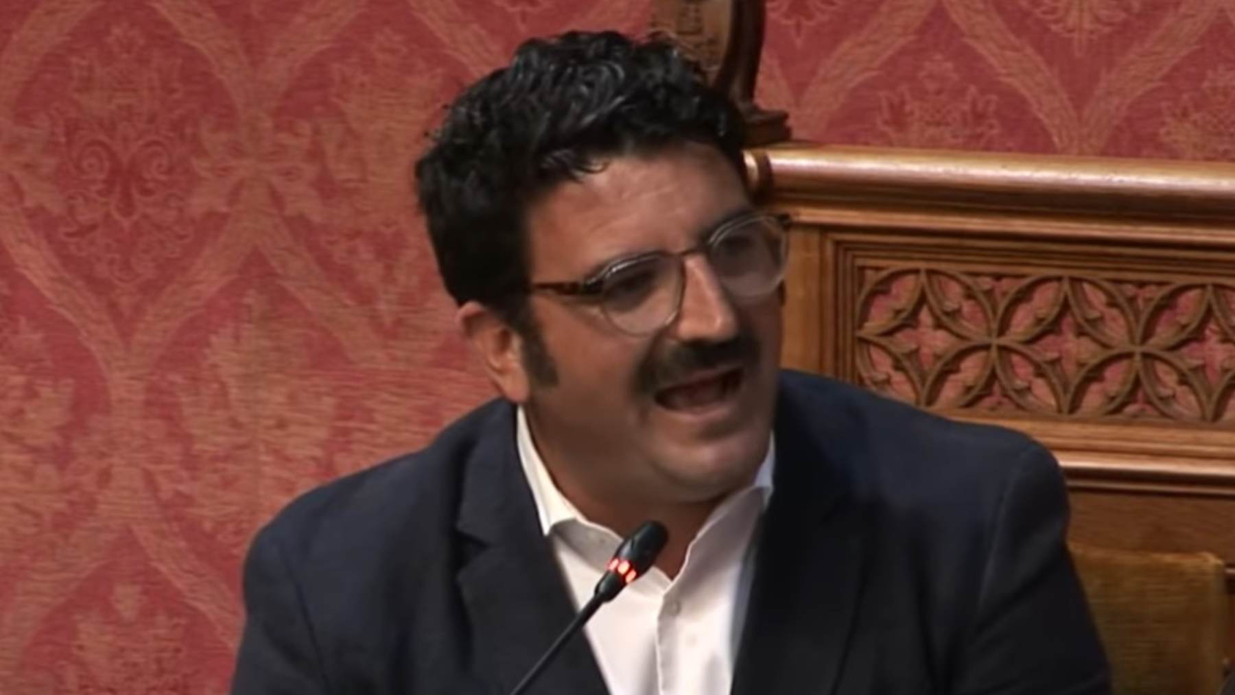 El portavoz de Vox en el Consell de Mallorca, Toni Gili.