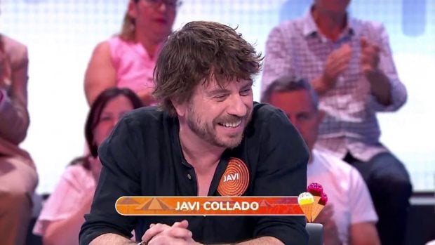 El actor Javier Collado en una de sus visitas a Pasapalabra (Atresmedia).