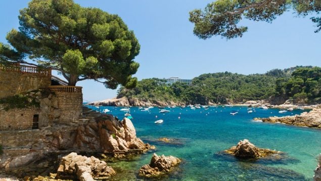 Cala de aguas turquesas