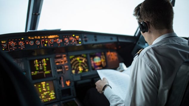 Aterrizar un avión