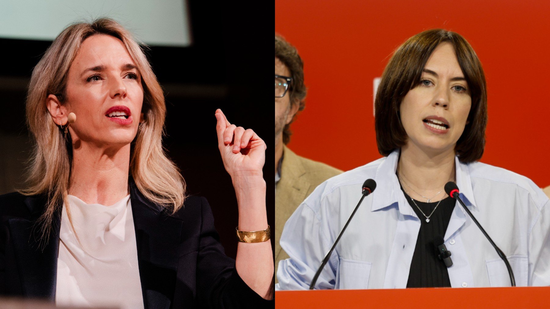 Cayetana Álvarez de Toledo y Diana Morant.