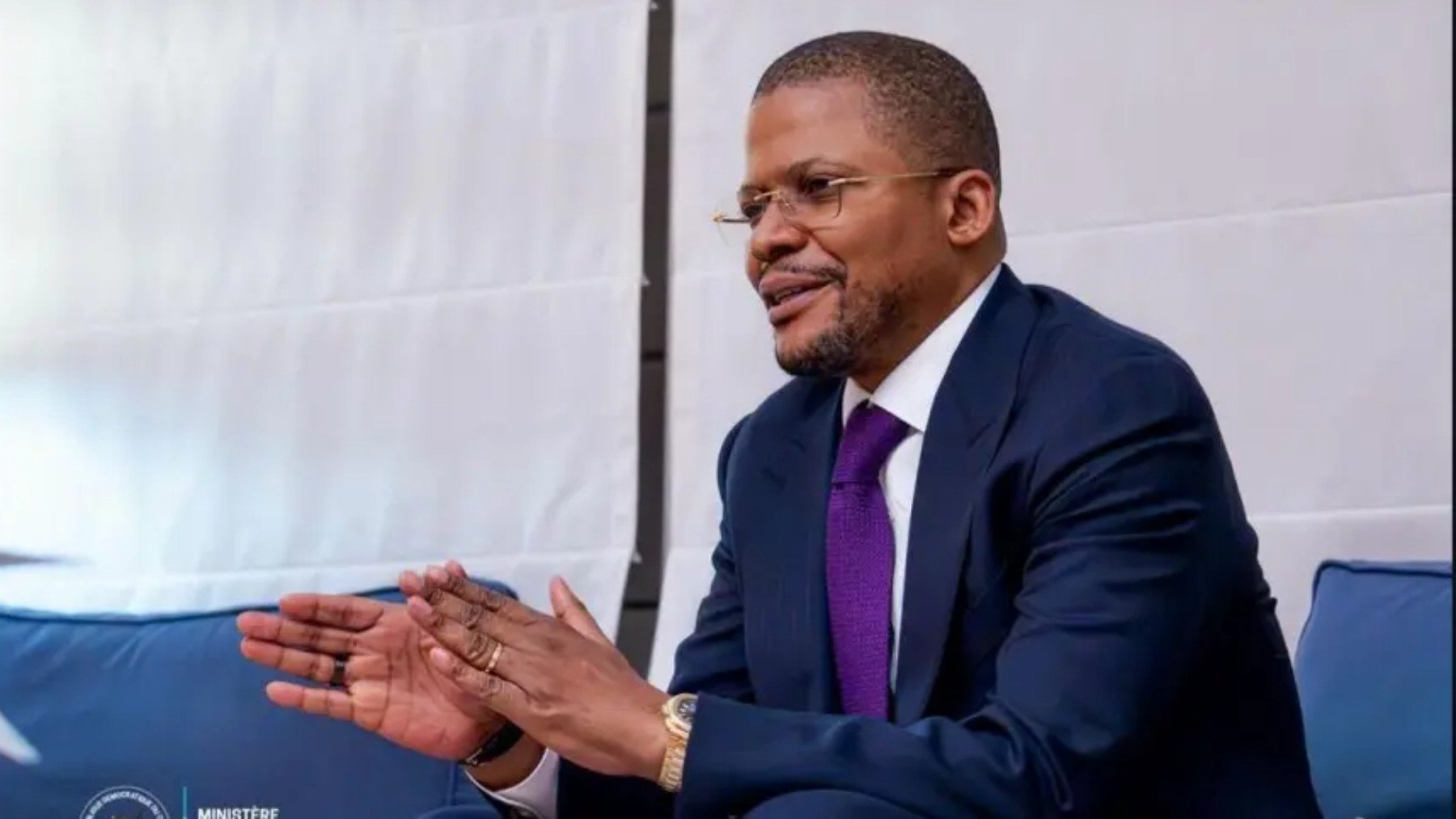 Didier Budimbu, ministro de Deportes de la República Democrática del Congo. (RDC)