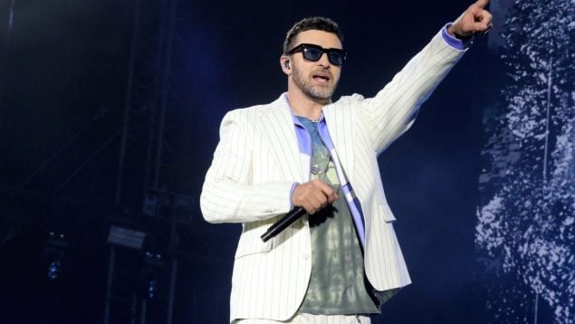 Justin Timberlake en concierto. (Foto: Gtres)