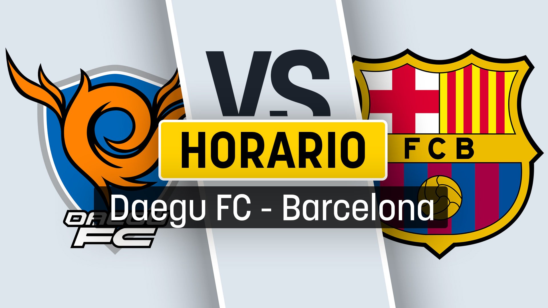 Daegu – Barcelona: horario y dónde ver gratis en directo online y por TV el partido amistoso.
