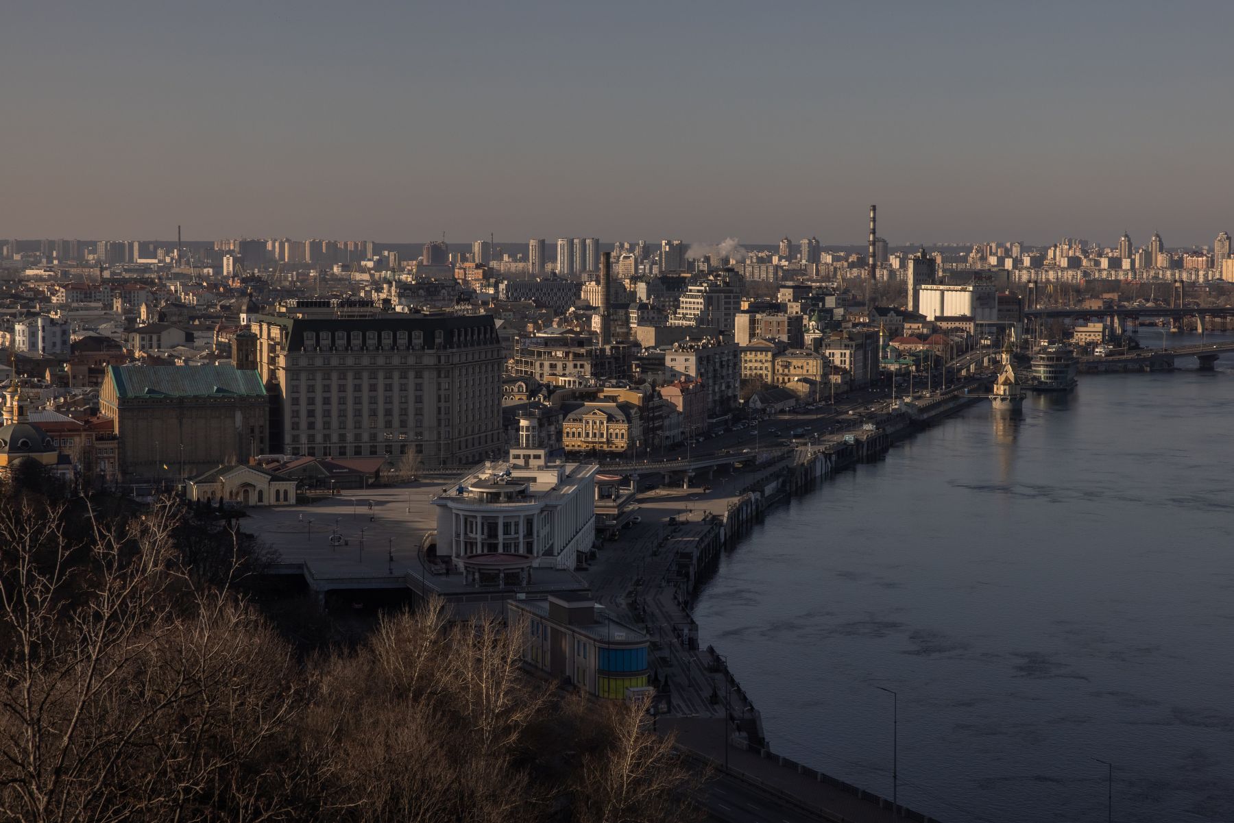 Una vista de Moscú desde el Río Moscova. (Getty)