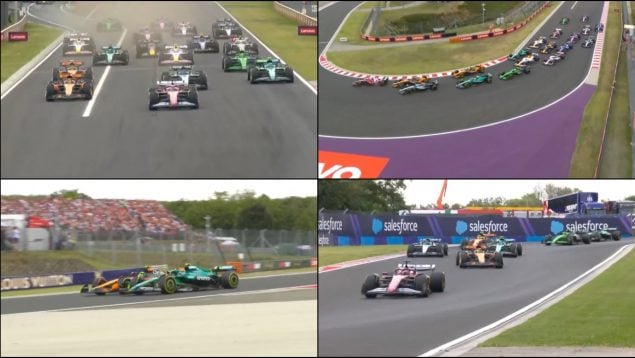 salida GP Hungría