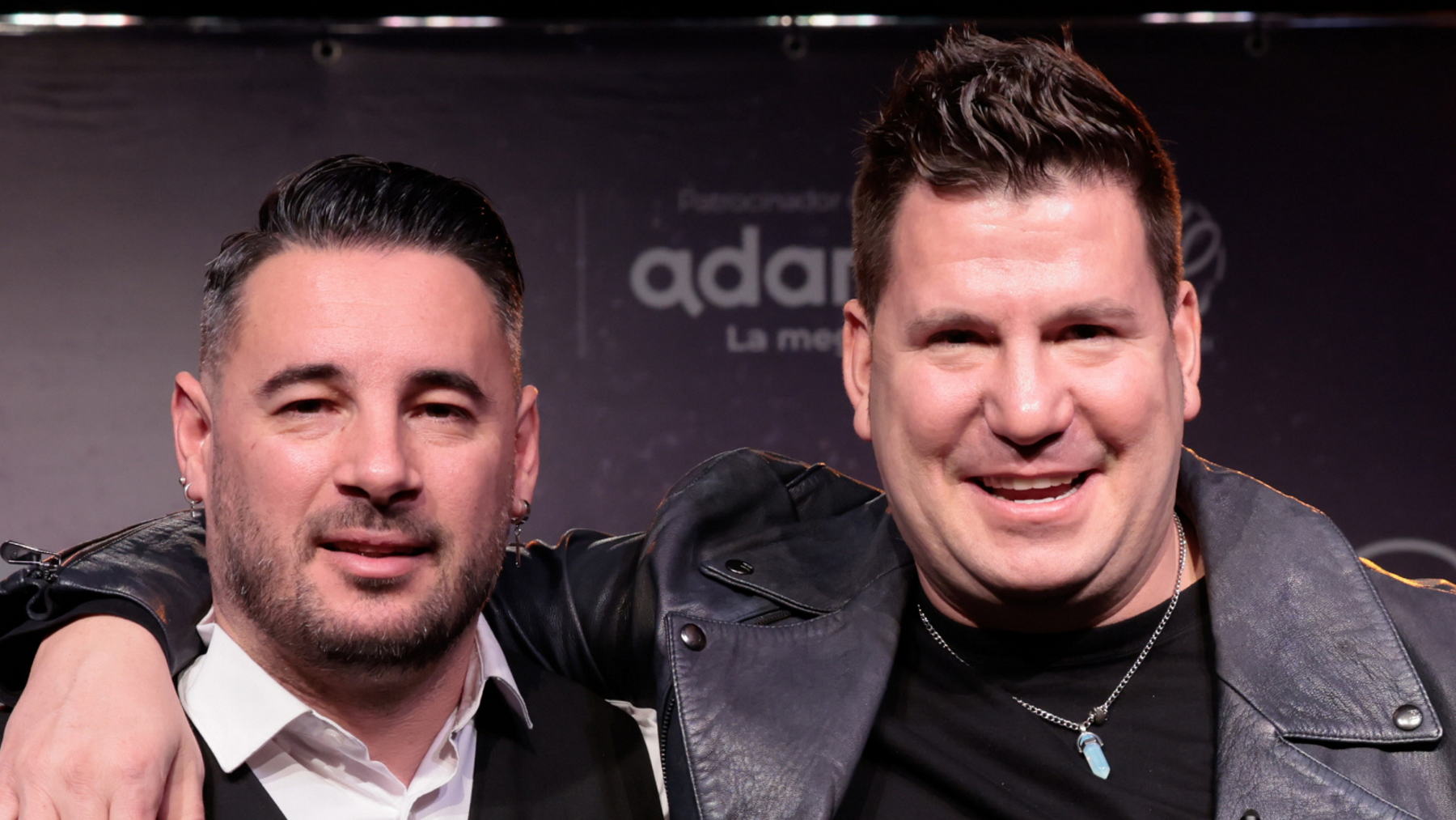 Andy y Lucas posanso para la prensa. (Foto: Gtres)