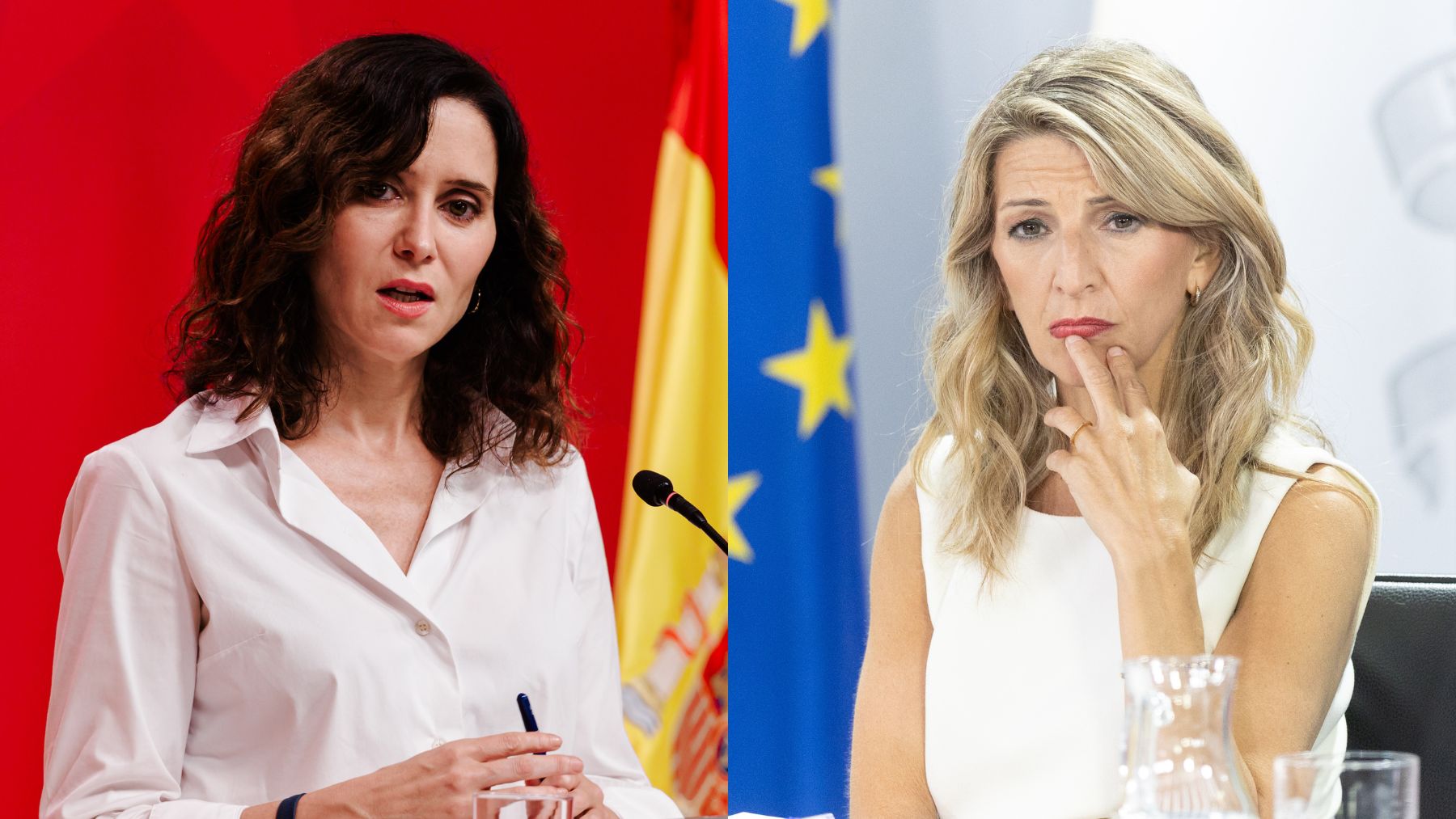 Yolanda Díaz acusa a Ayuso de romper España por bajar impuestos mientras su Gobierno lleva 90 subidas