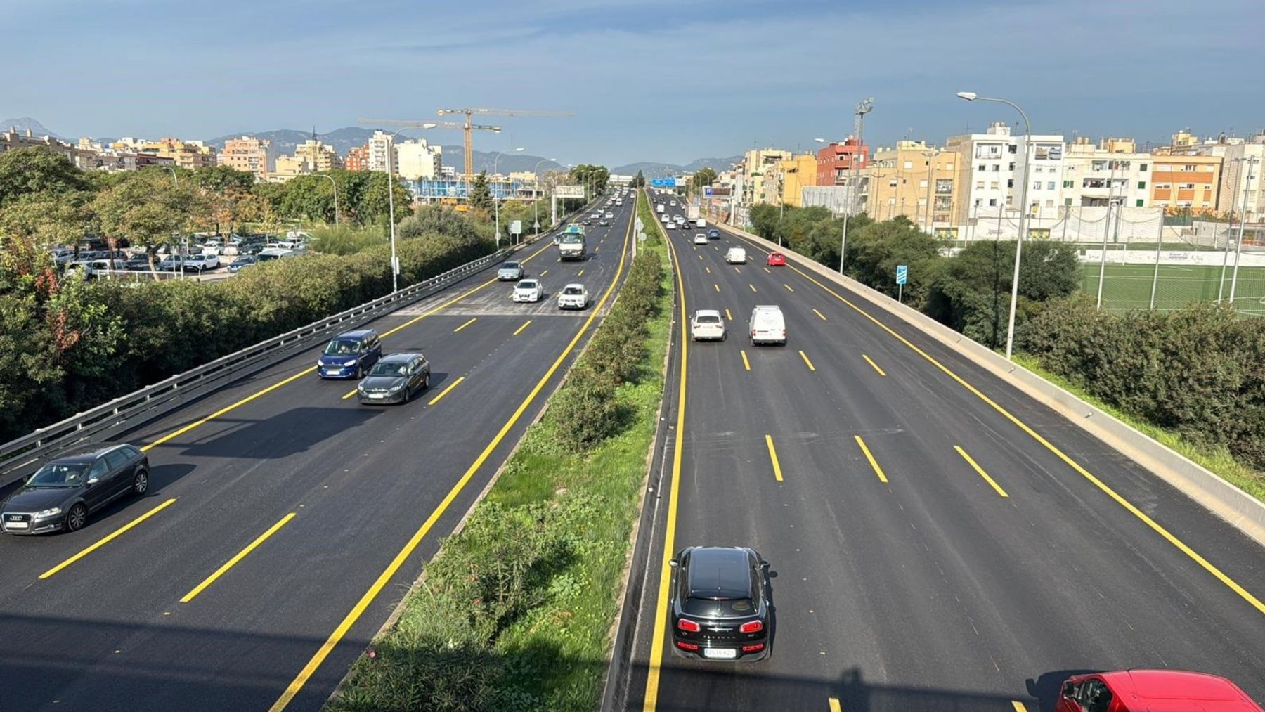 La Vía de Cintura de Palma.