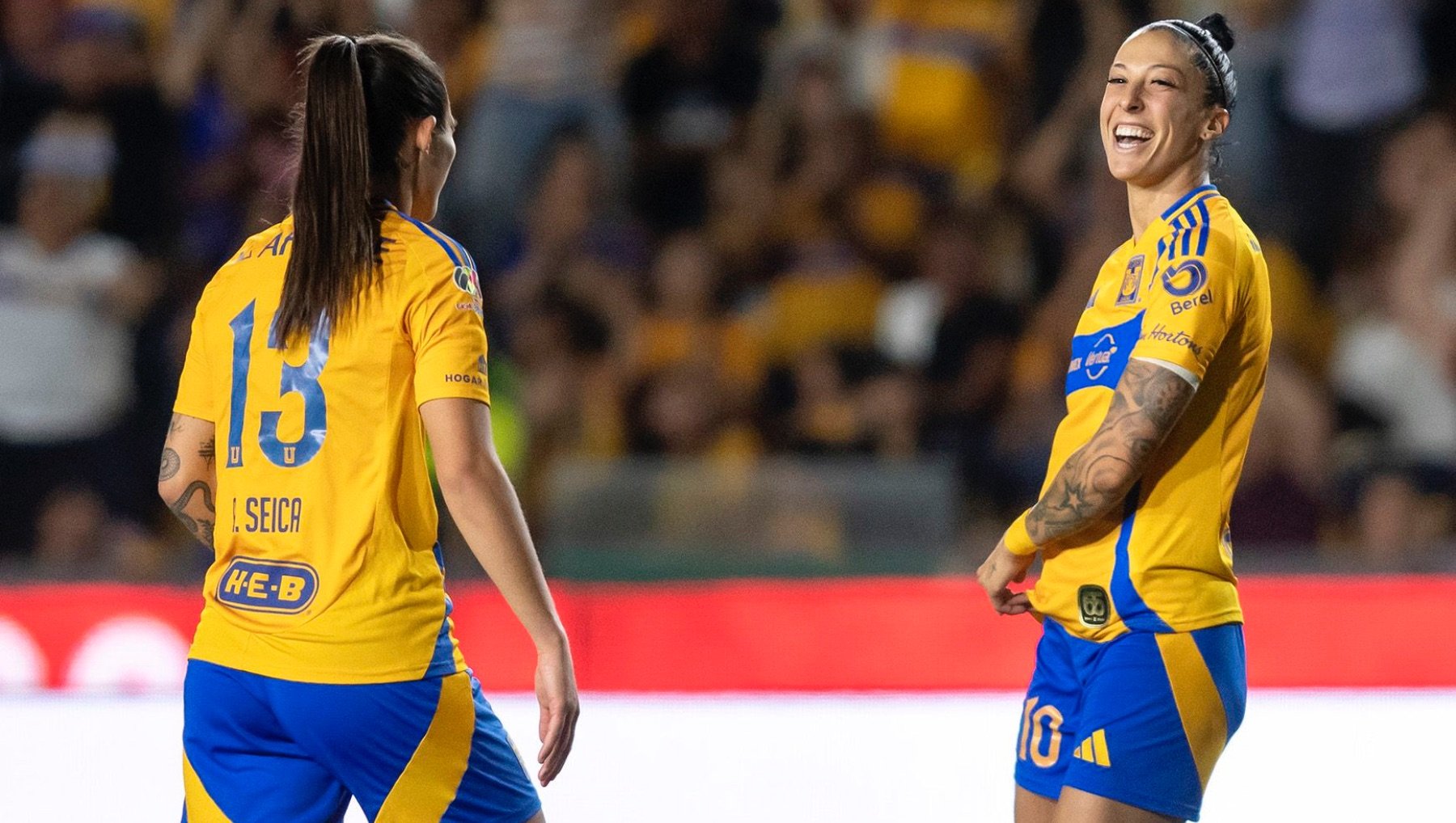 Jenni Hermoso, con Tigres. (EFE)