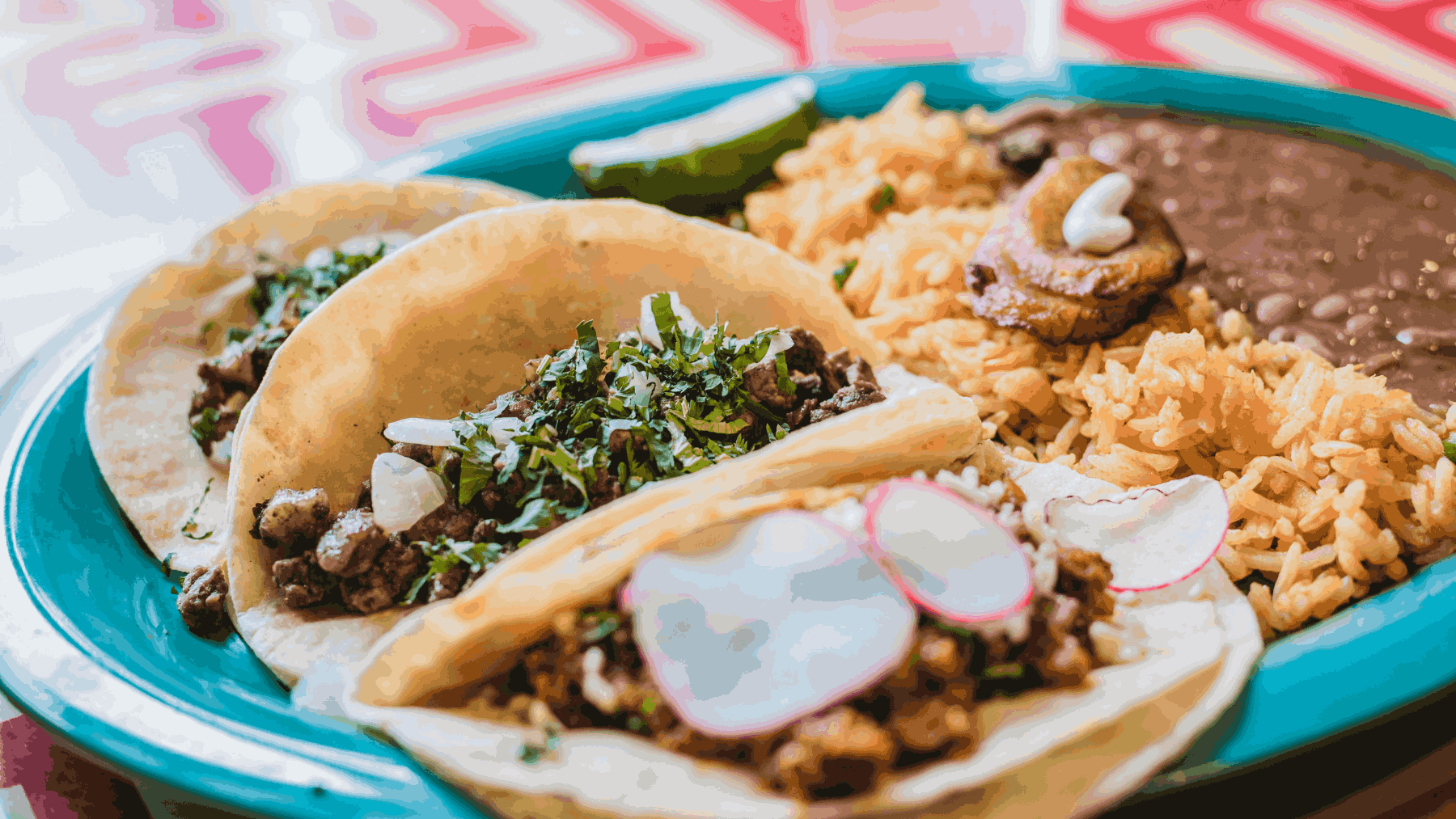 Plato de comida ruta mexicana