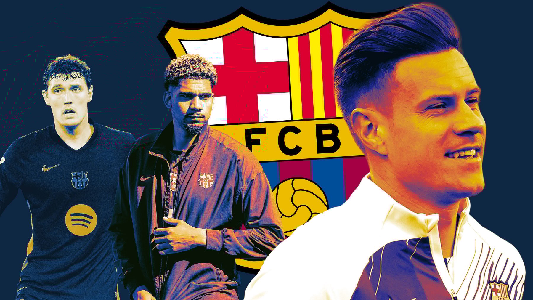 Ter Stegen ya ha visto cómo el Barça usó en años anteriores a lesionados.