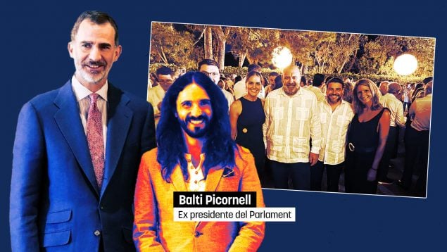 Balti Picornell guayabera Marivent Parlament rey