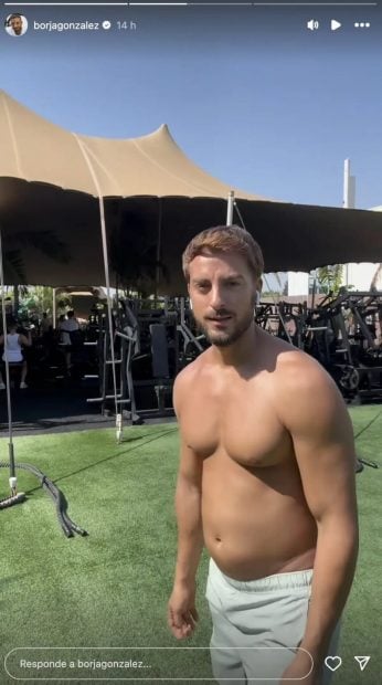 Borja González sufre el efecto rebote. (Instagram)