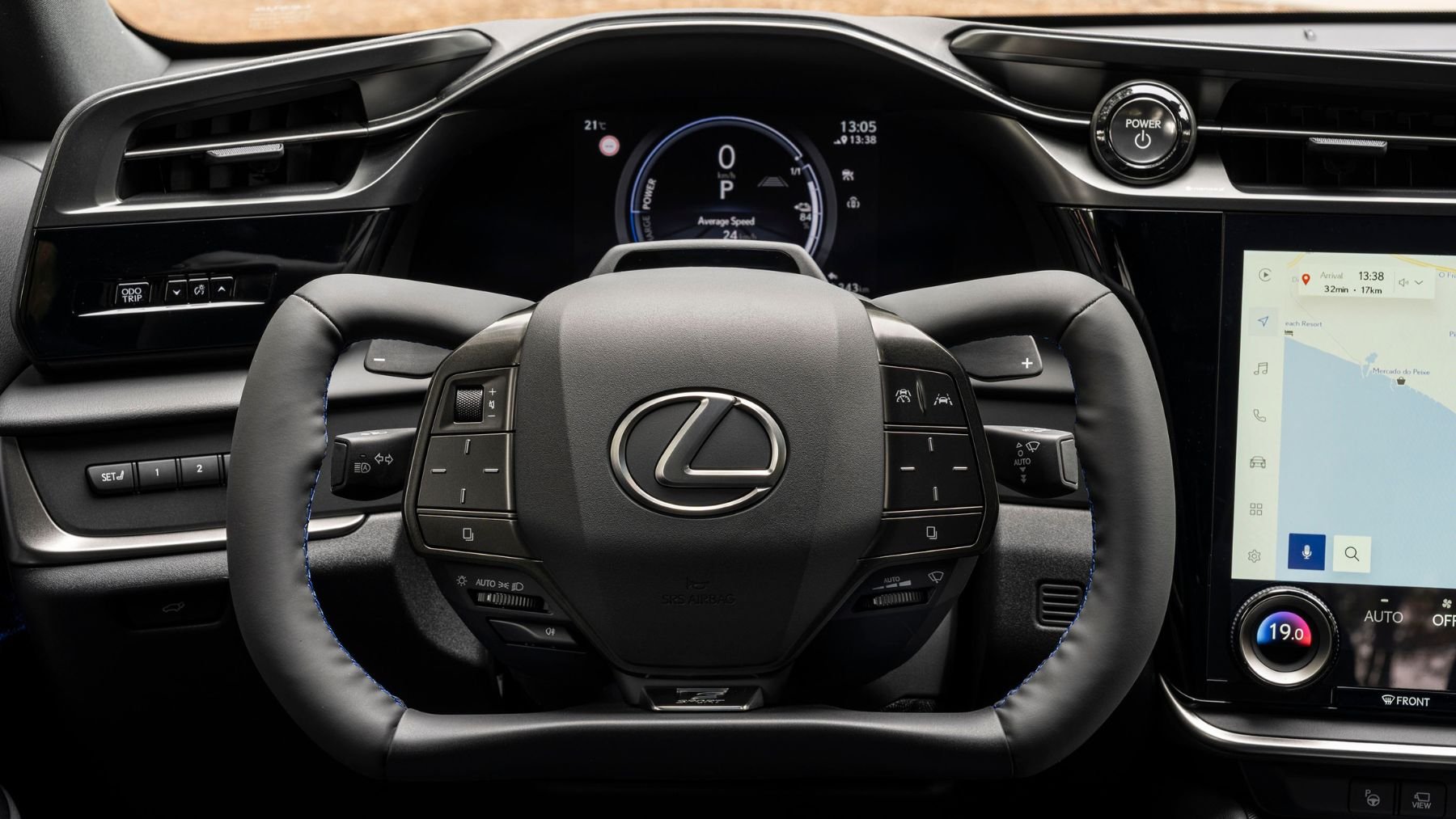 Volante del nuevo Lexus RZ