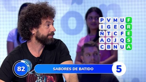 Juan Ibáñez en el plató de Pasapalabra (Atresmedia).