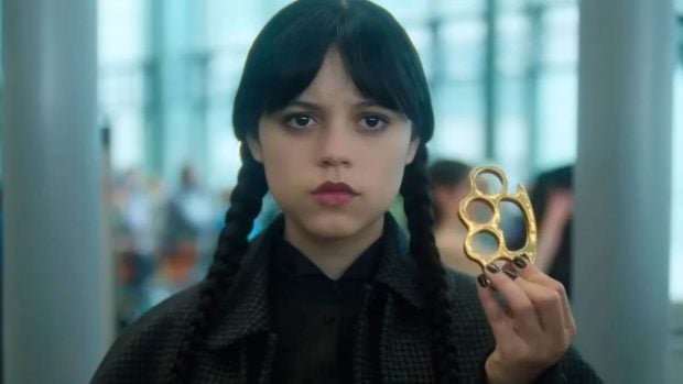 Jenna Ortega en 'Miércoles'. (Netflix)