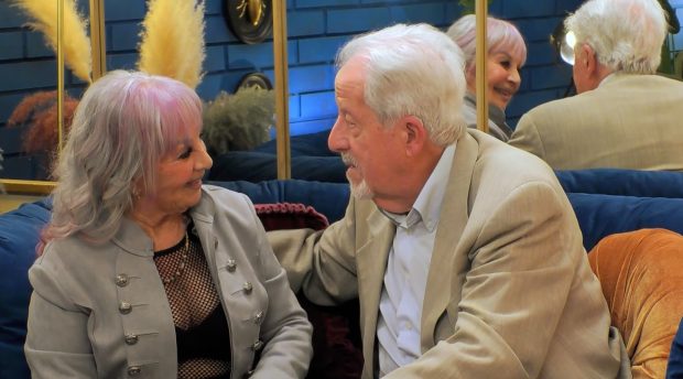 Helena y Francisco en 'First Dates'. (Mediaset)