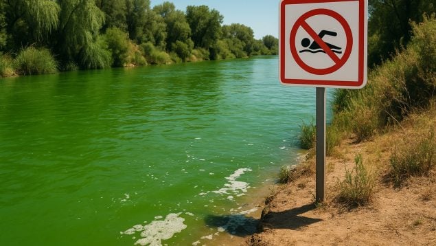 Cianobacterias en el Guadiana