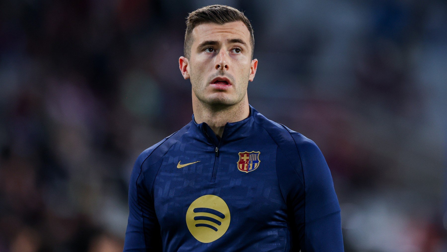 Iñaki Peña, antes de un partido con el Barcelona la pasada temporada. (Getty)