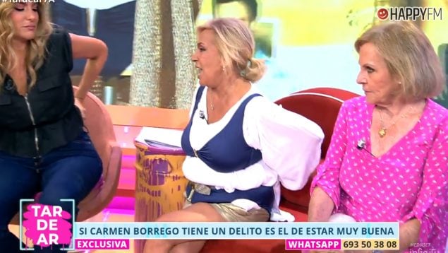 Carmen Borrego, colaboradora de TardeAR. (Mediaset)