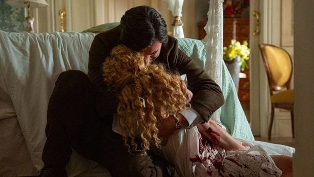 Escena de la muerte de Jana en 'La Promesa'. (RTVE)