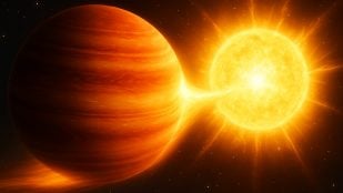Planeta gira tan rápido