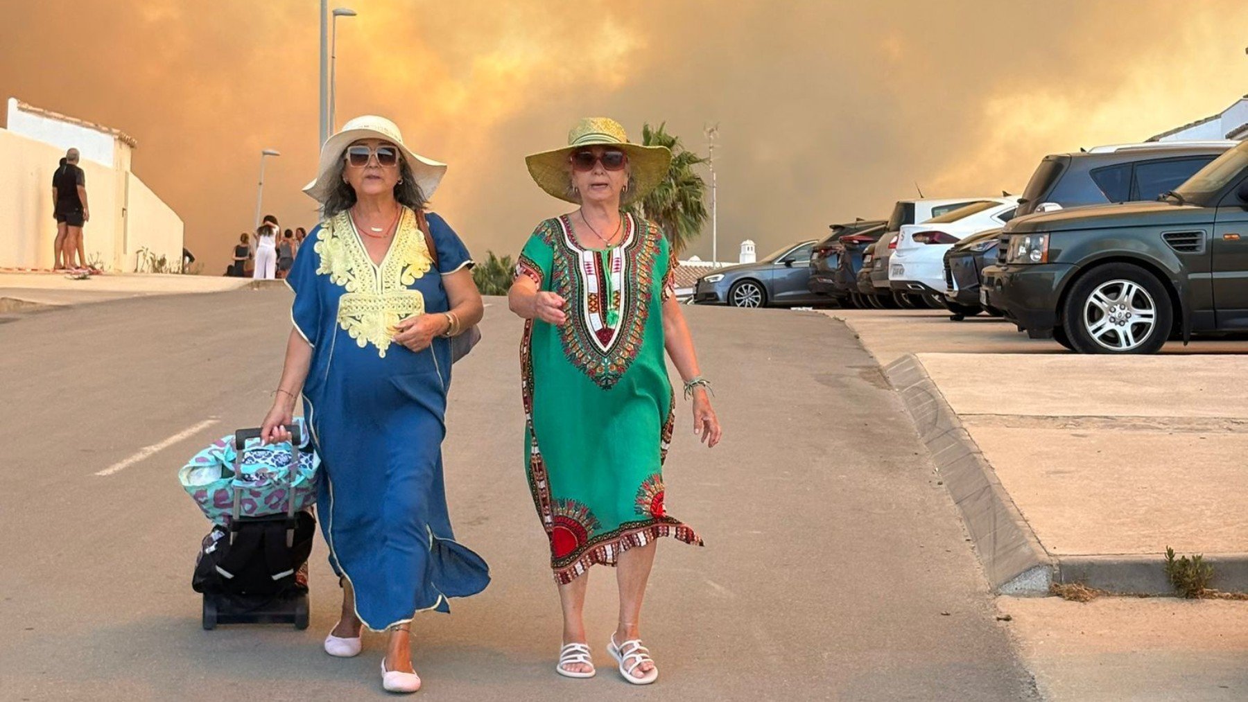 Incendio en Tarifa. (Foto: Efe)