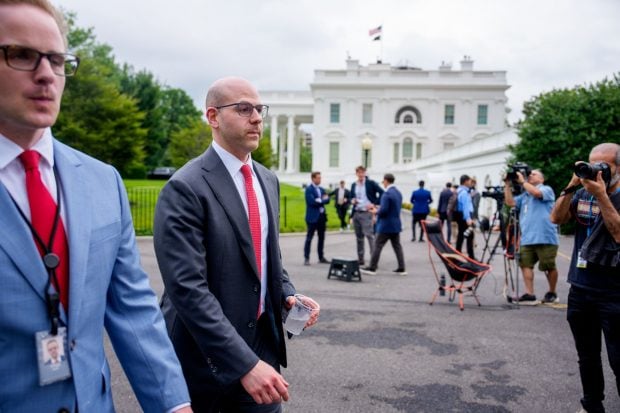 El nuevo gobernador de la Fed, Stephen Miran. (Getty Images)