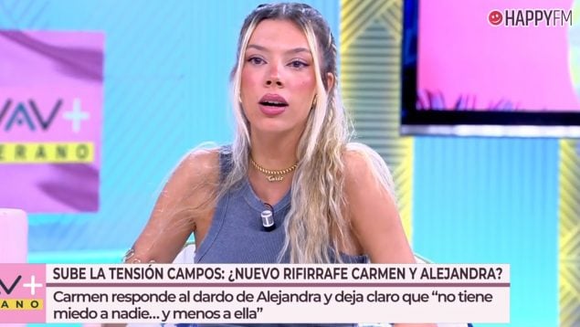 Alejandra Rubio, colaboradora de Vamos a ver. (Mediaset)