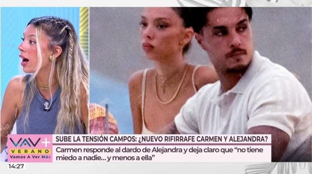Alejandra Rubio en Vamos a ver. (Mediaset)