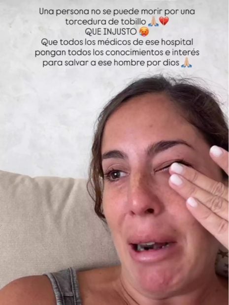 Anabel Pantoja en sus historias de Instagram.