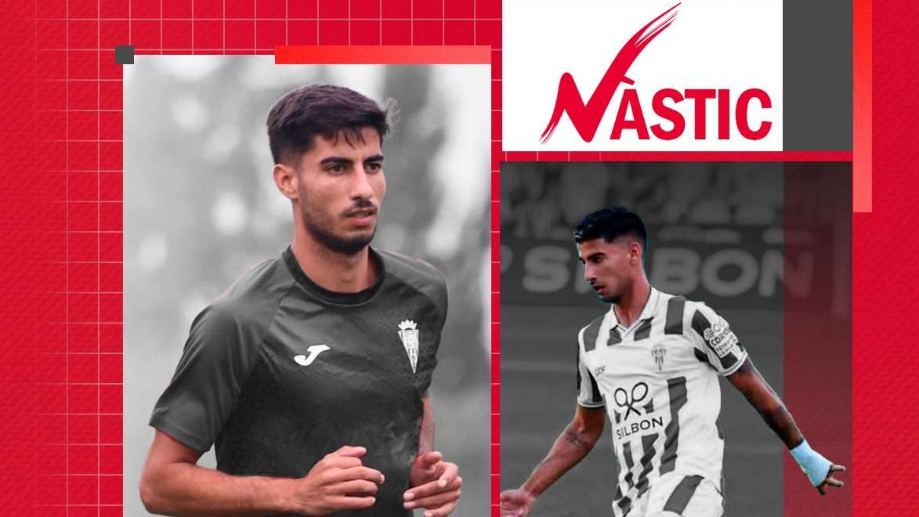 La presentación de Calderón como jugador del Nàstic. (Nàstic de Tarragona)