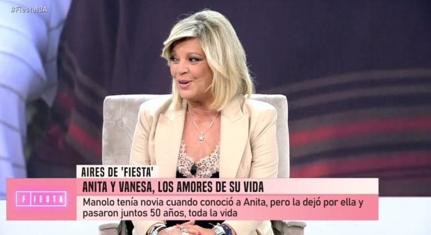 Terelu Campos en 'Fiesta'. (Mediaset)
