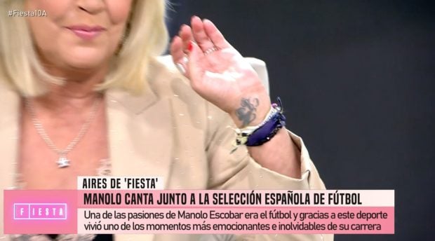 El tatuaje de Terelu Campos. (Mediaset)