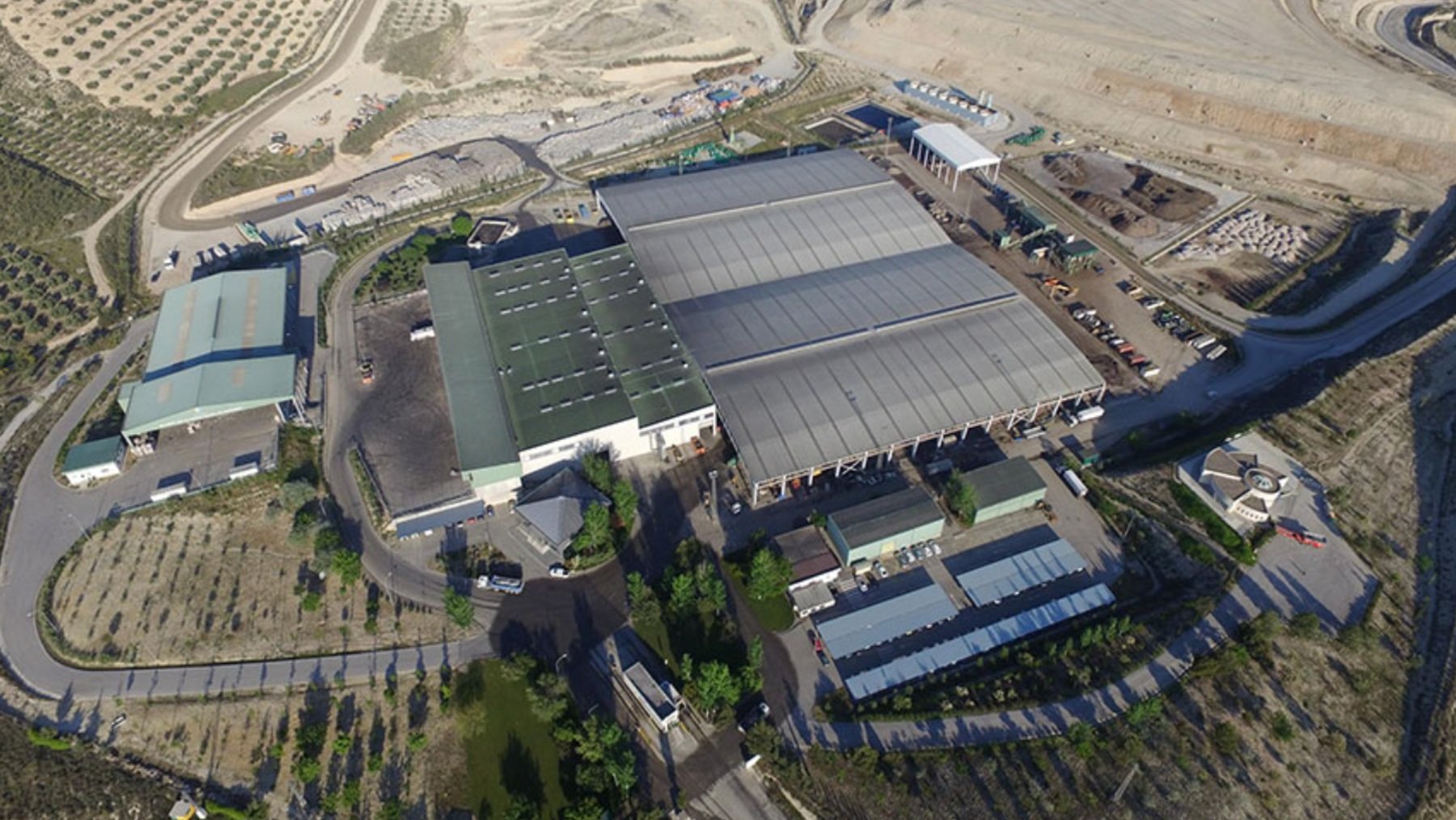 Planta de residuos de Alhendín, en la provincia de Granada.