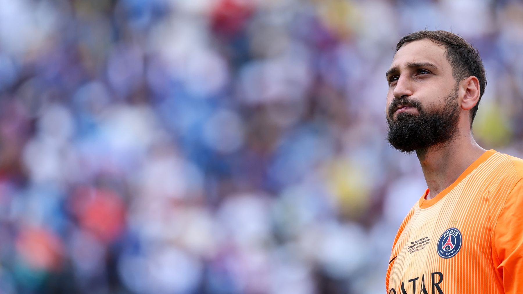 Donnarumma con el PSG. (Getty)