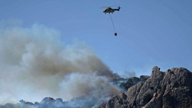Tormentas incendios España