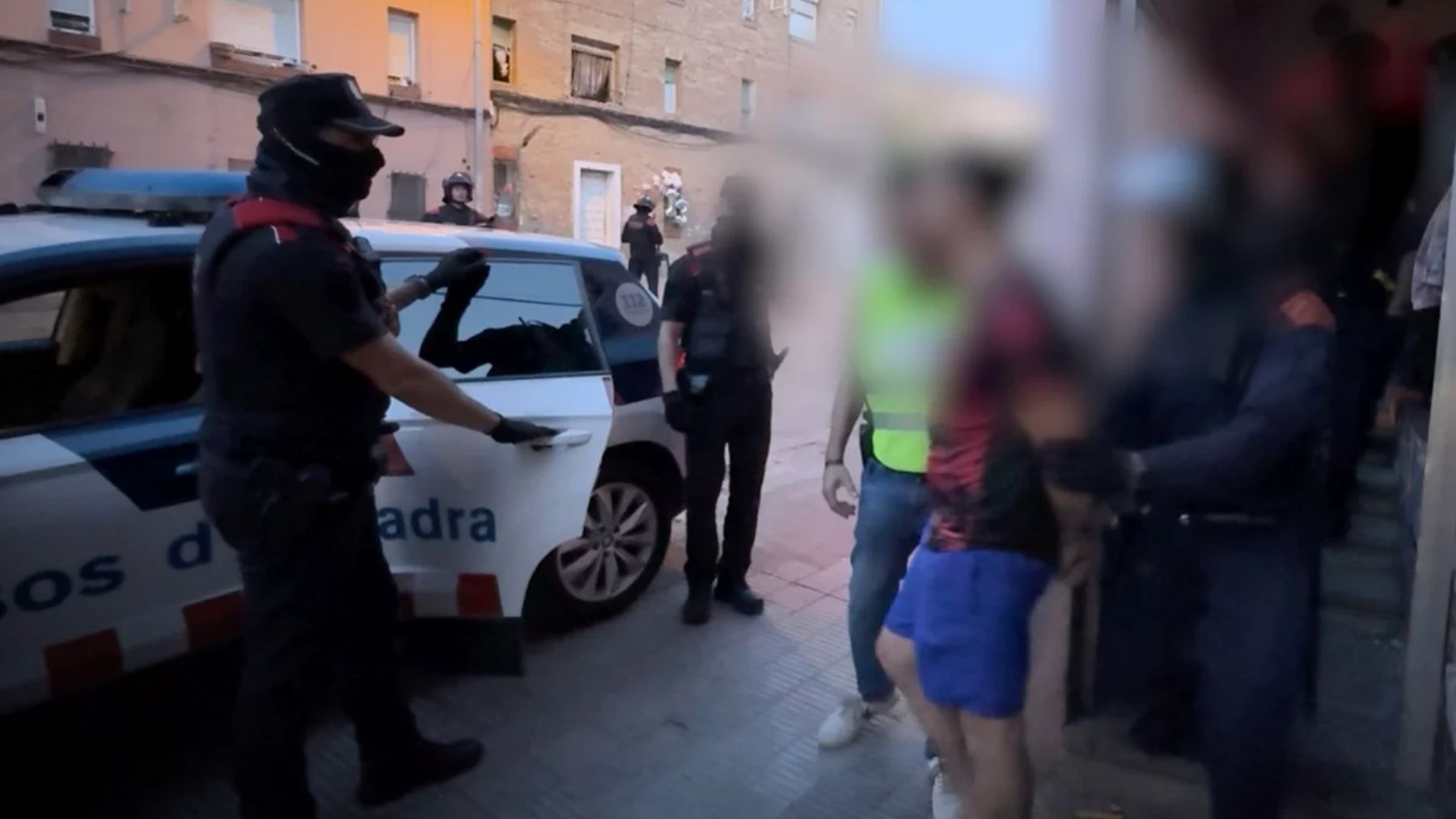 Detención de un hombre acusado de atacar a los Mossos d’Esquadra en Lérida.