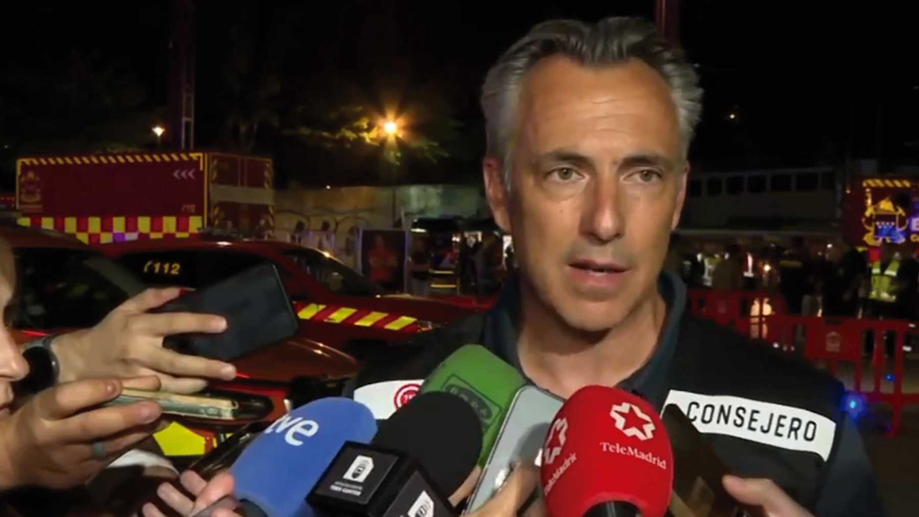 El consejero de Medio Ambiente, Agricultura e Interior de la Comunidad de Madrid, Carlos Novillo.