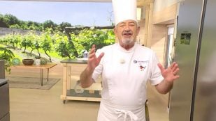 Karlos Arguiñano habla en 'Cocina Abierta'. (Atresmedia)