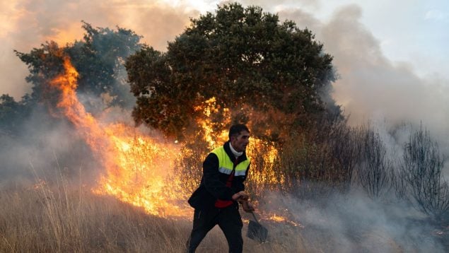 Muerto incendios Zamora