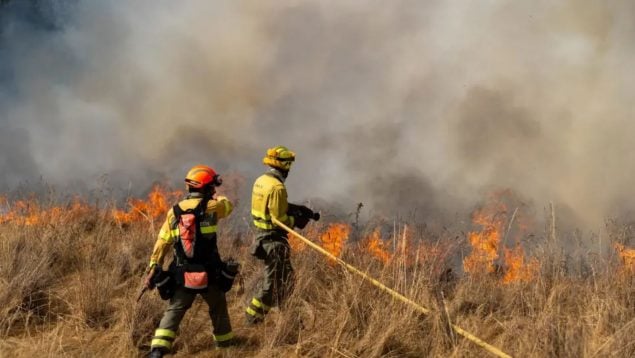 tormentas secas, incendios forestales, incendios, sucesos, Aemet, bomberos, extinción, fuego, viento