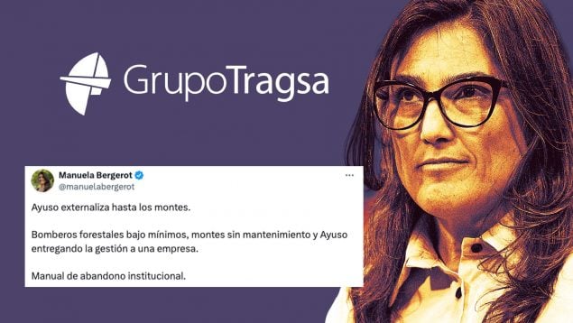 La portavoz de Más Madrid acusa a Ayuso de «externalizar los montes»… ¡por contratar a la pública Tragsa!
