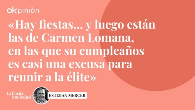 El cumpleaños marbellí, aunque orgánico, de Carmen Lomana