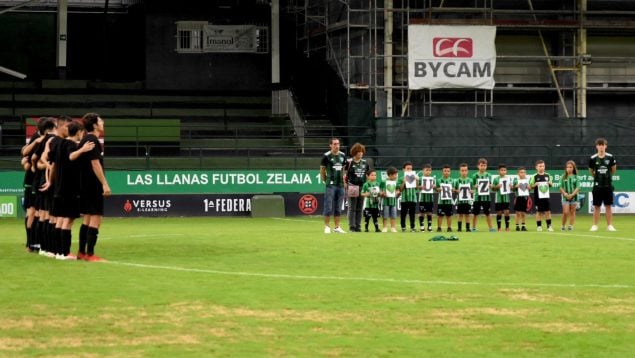 Homenaje al pequeño del Sestao River.