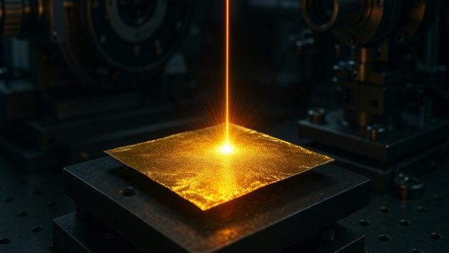 Experimento con oro