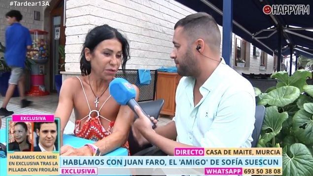 Maite Galdeano en TardeAR. (Mediaset)